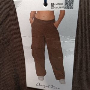 Angel Kiss Brown Corduroy Trousers